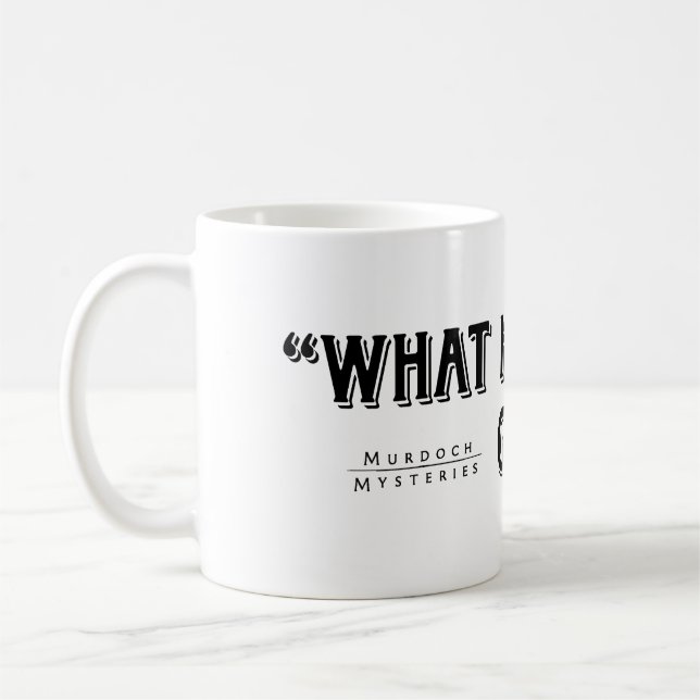 Tasse révélatrice de citation de Murdoch (Gauche)