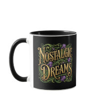 Tasse Rêves Nostalgiques Noirs