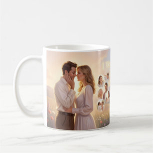 Tasse Romance Golden Sunrise Amour Éternel