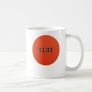 Tasse ronde rouge de Tuit