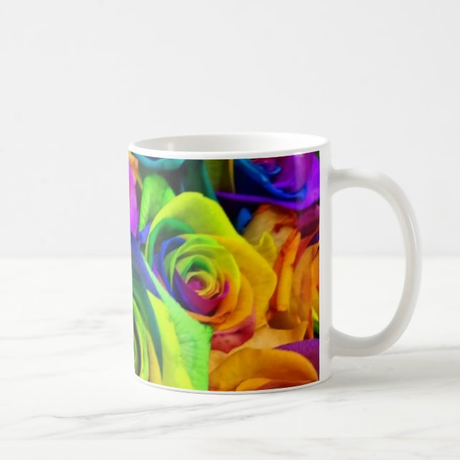 Tasse rose d'arc-en-ciel (Droite)
