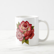 Tasse rose de bouquet de cru