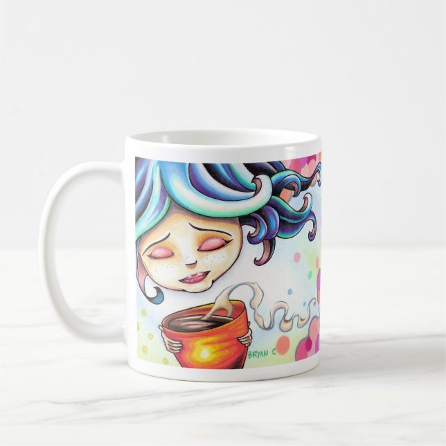 Tasse rose de bruit (Gauche)