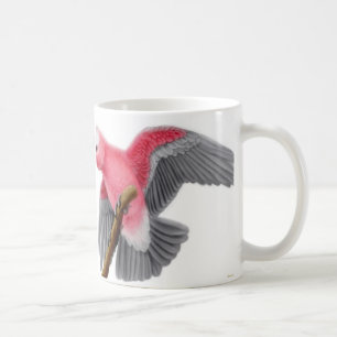Tasse rose de cacatoès de Galah Breasted