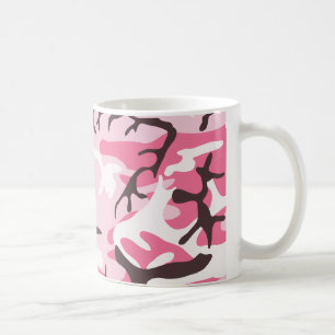 Tasse rose de camouflage