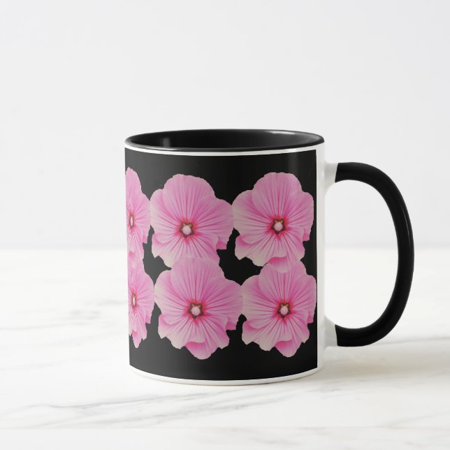 Tasse rose de conception de Lavateras (Droite)