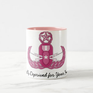 Tasse rose de crabe d'EOD