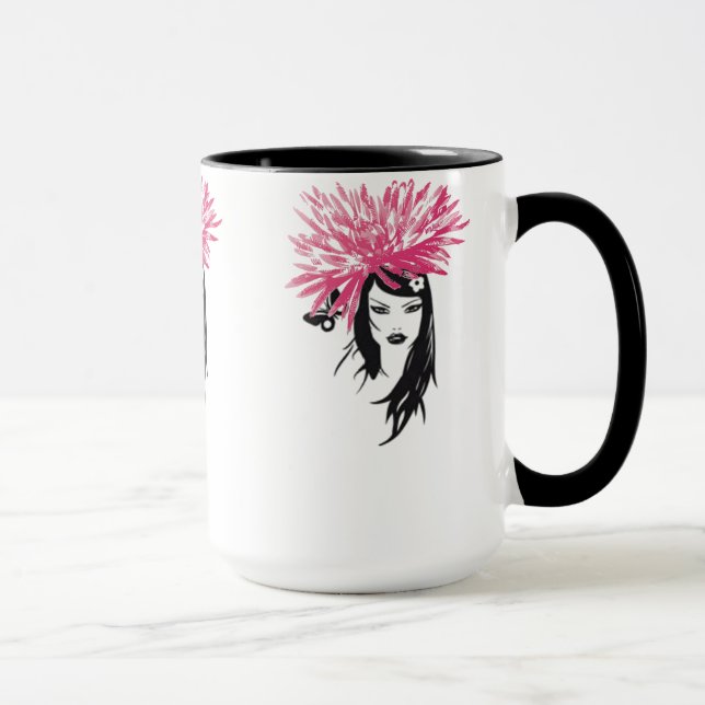 Tasse rose de demoiselle de honneur de Valuegem (Droite)