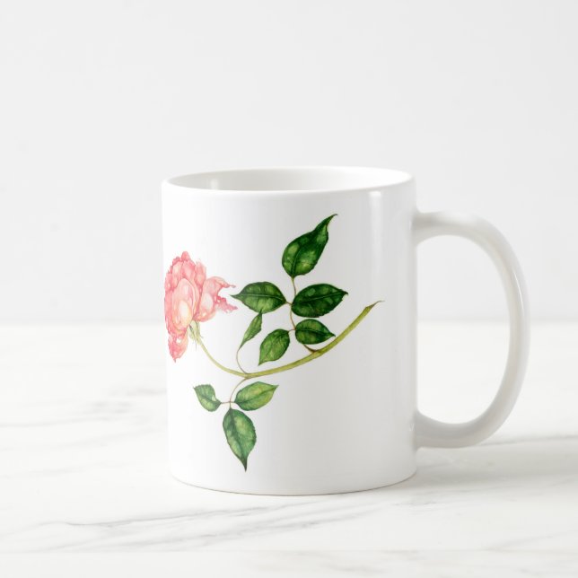 Tasse rose de l'anglais (Droite)