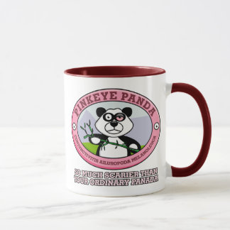 Tasse rose de panda d'oeil