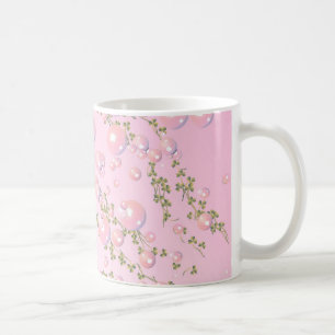 tasse rose de perle
