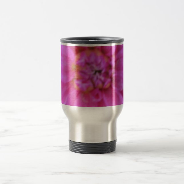 tasse rose de voyage de dahlia (Centre)