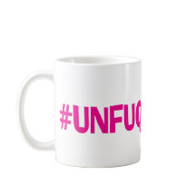 Tasse rose d'Unfuqwitable de trouille