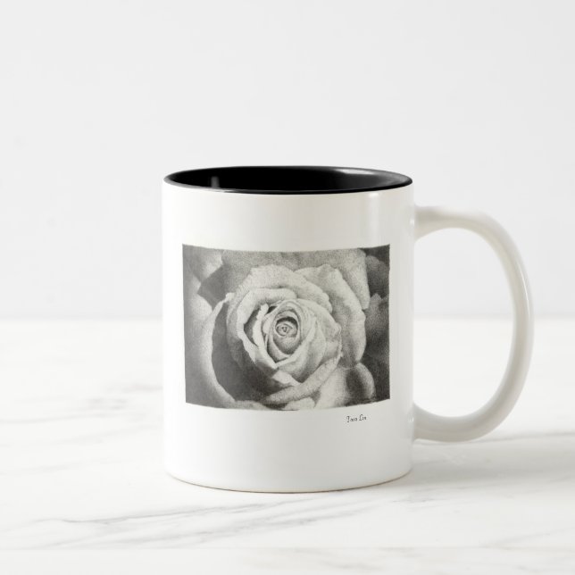 Tasse rose pointillée (Droit)