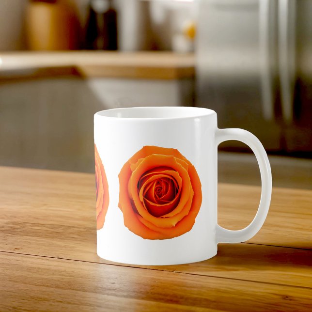 Tasse Roses Orange (Mug with orange roses)