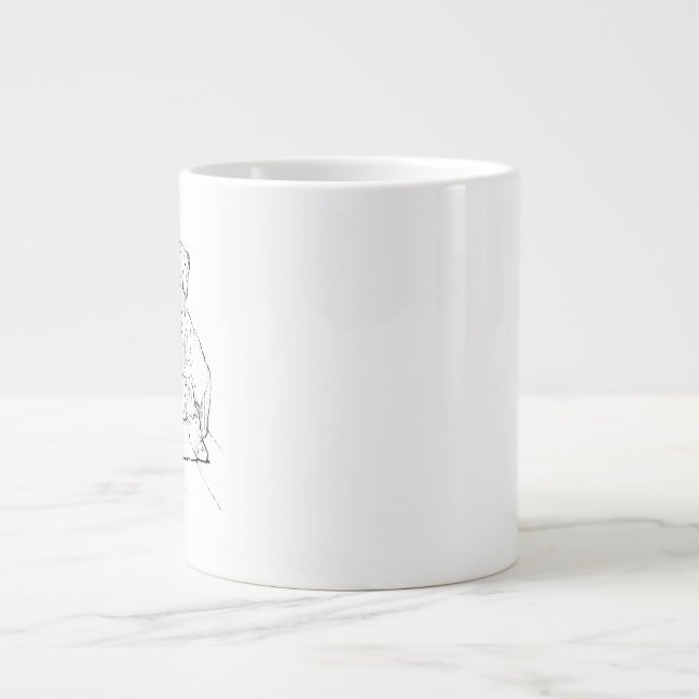 Tasse Rottweiler – Tasse à café minimaliste (Devant)