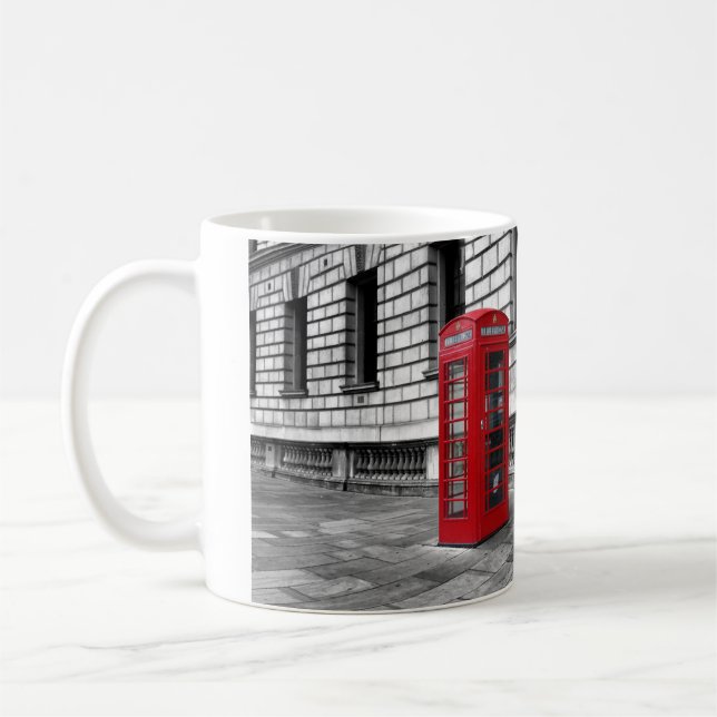Tasse rouge de boîte de téléphone de Londres (Gauche)
