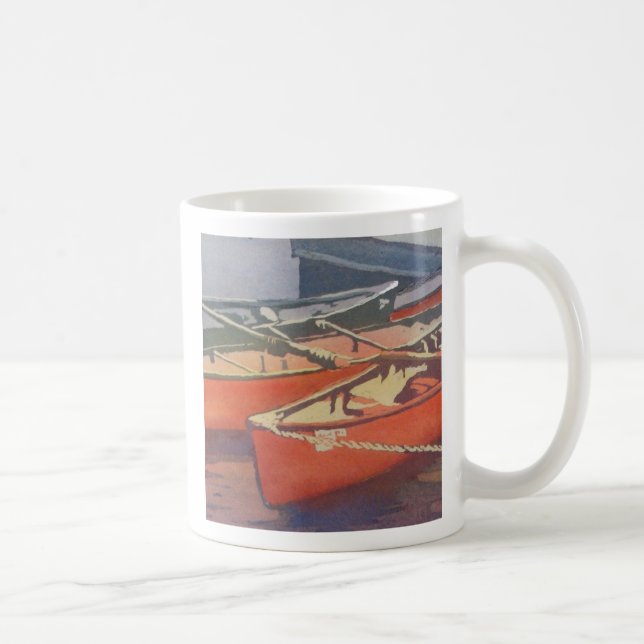 tasse rouge de canoës (Droite)