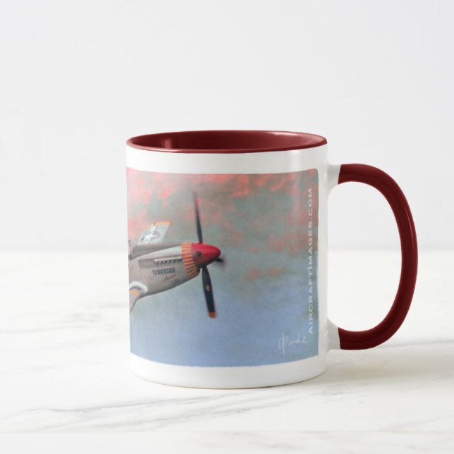 Tasse rouge de queue (Droite)