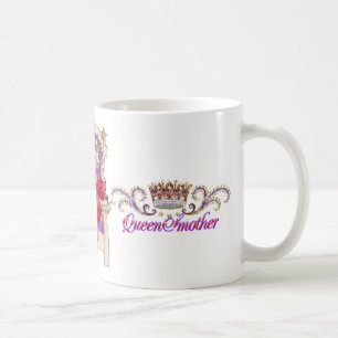 tasse rouge de reine de casquette - customisée -