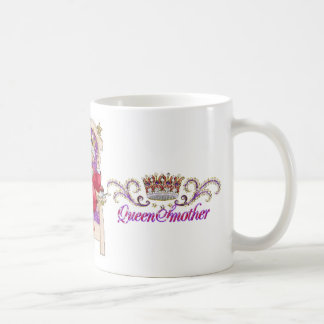 tasse rouge de reine de casquette - customisée -
