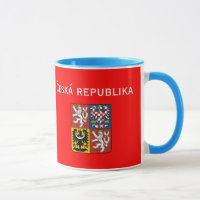 Tasse ROUGE de RÉPUBLIQUE TCHÈQUE