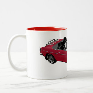 tasse rouge de roadster