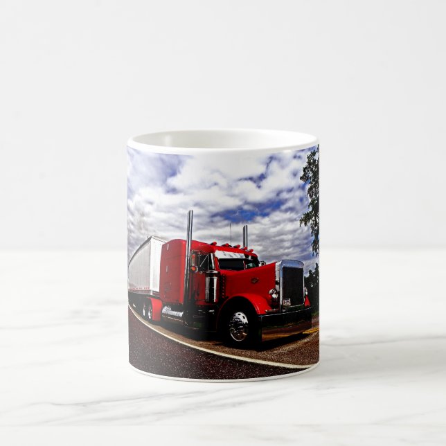 Tasse rouge de Sensenig Peterbilt 379 (Centre)