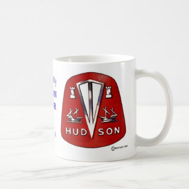 Tasse rouge d'emblème du Hudson (Droite)