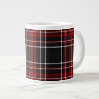Tasse rouge simple de spécialité de tartan de