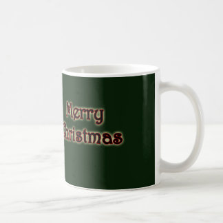 Tasse rougeoyante de Joyeux Noël