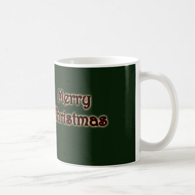 Tasse rougeoyante de Joyeux Noël (Droite)