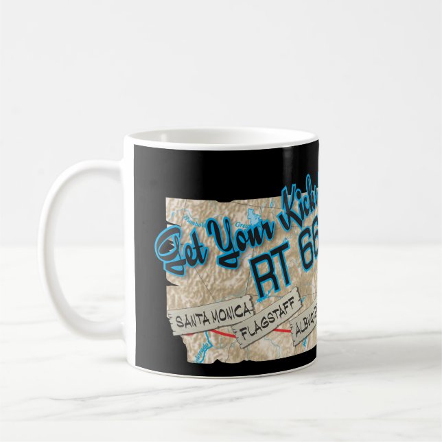 tasse route 66 prenez vos kicks (Gauche)