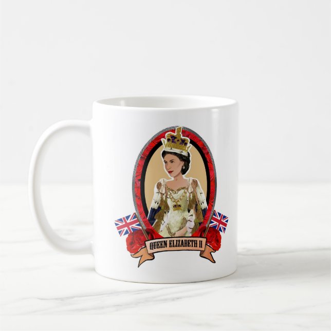 Tasse royale de la Reine Elizabeth II (Gauche)