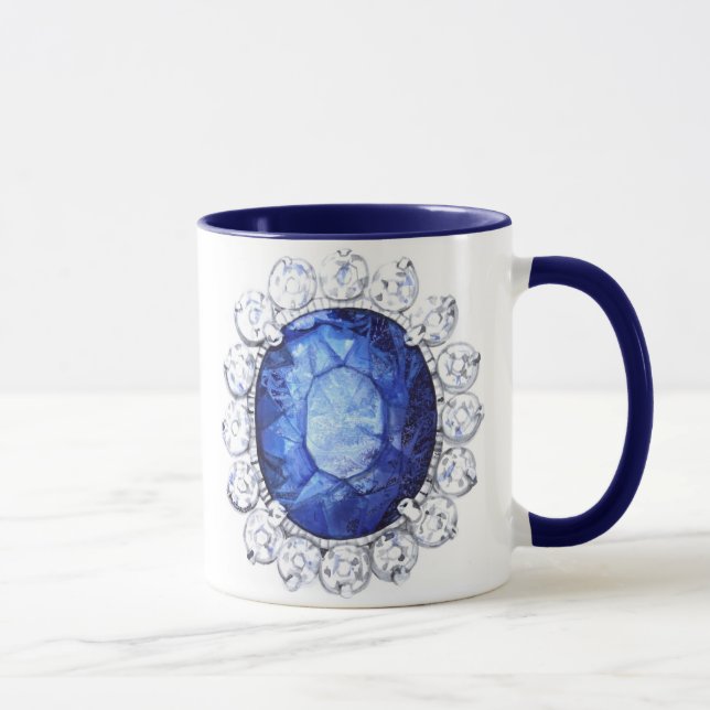 Tasse royale de saphir de PMACarlson (Droite)