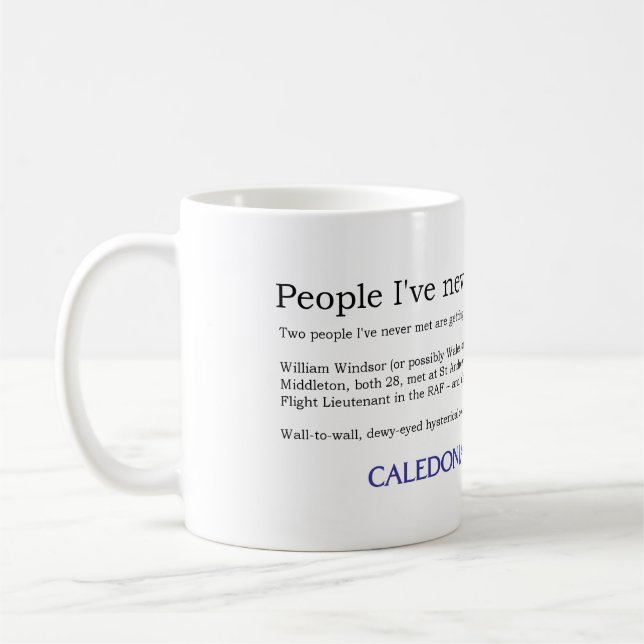 Tasse royale républicaine de mariage (Gauche)