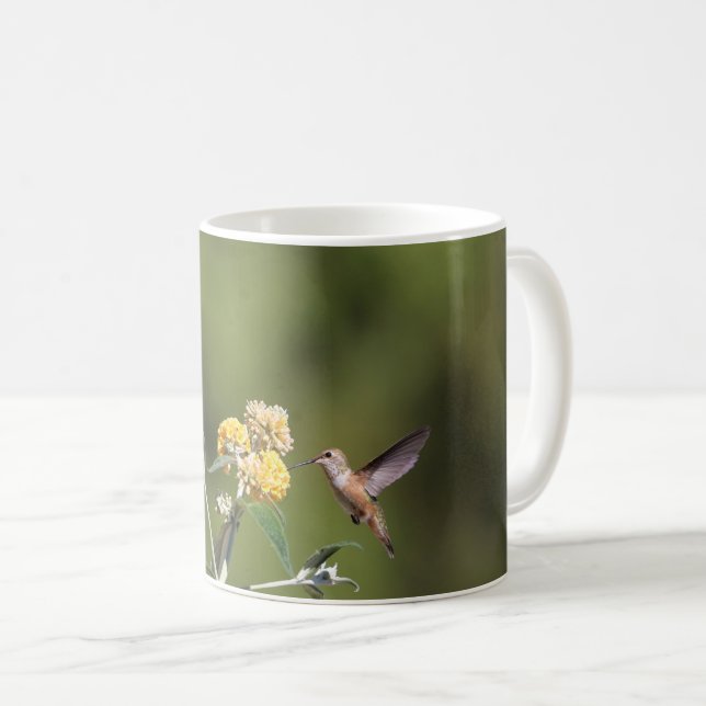 Tasse Rufous de colibri (Devant droit)