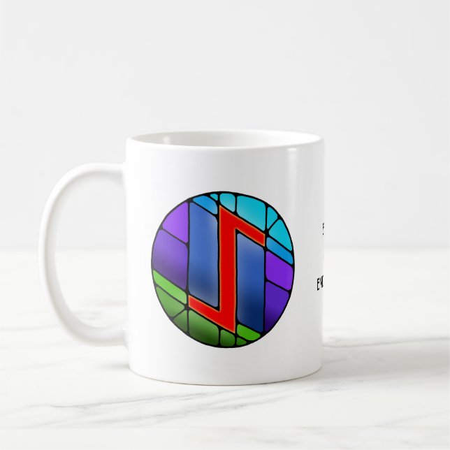Tasse Rune Eihwaz Art Nouveau – ENDURANCE ! (Gauche)