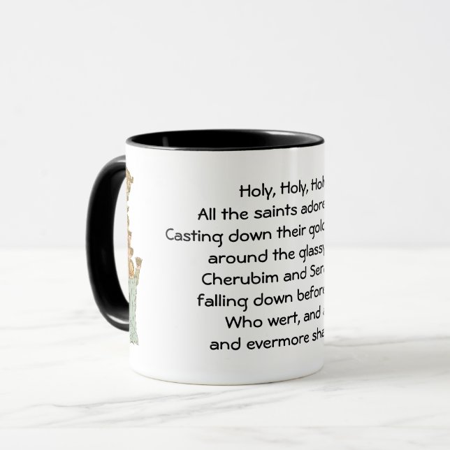 Tasse « Saint, Saint, Saint ! » (Devant gauche)