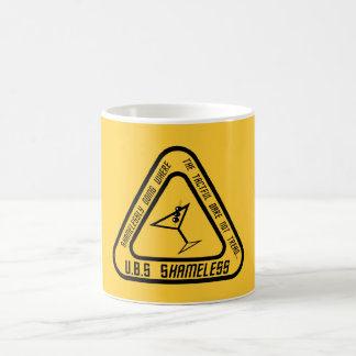 Tasse sans scrupule de logo de drapeau