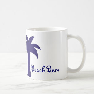 tasse sans valeur de palmtree de plage