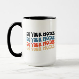 Tasse Santé Mentale Fais Tes Notes Drôle Santé Men