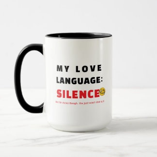 Tasse Sarcastique Amour, Cadeau Drôle de Café en L
