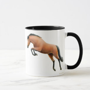 Tasse sautante de sonnerie de cheval de baie