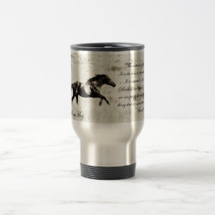 Tasse sauvage de mustang de Brave~ et de voyage de