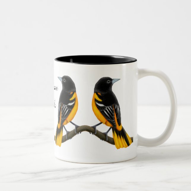 Tasse sauvage d'oiseaux de Baltimore Orioles (Droit)
