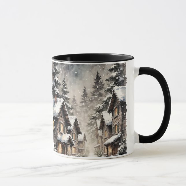 Tasse Scène hivernale enneigée (Droite)