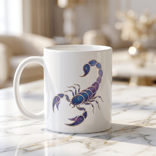 Tasse Scorpion Céleste Luxe Ligne d'Art