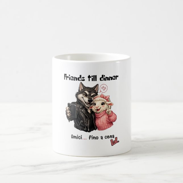 Tasse Selfie Loup & Mouton   (Centre)
