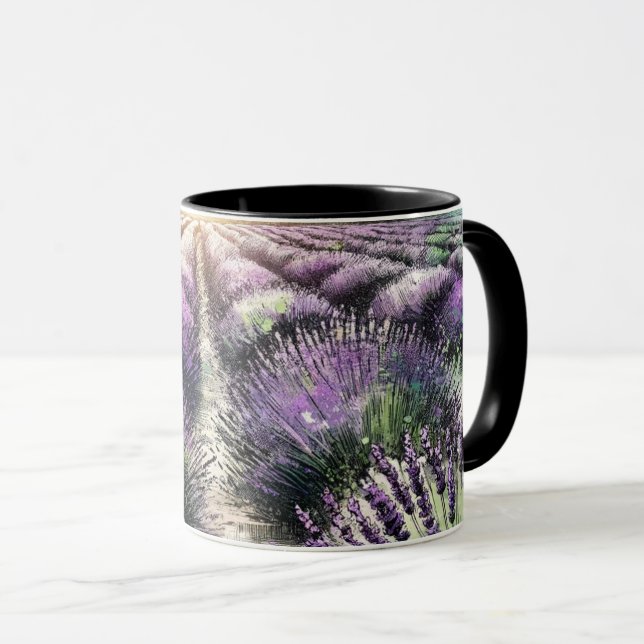 Tasse Sérénité Fleur de Lavande (Devant droit)